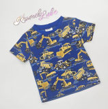 T-Shirt BAUFAHRZEUGE blau TSB10-1