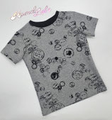 T-Shirt POSTMAN grau(Gr.122) TS03/122