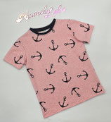 T-Shirt ANKER rosa meliert (Gr.128)TS01-1/128