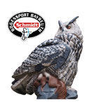 Natur Foam "Uhu mit Beute" Eagle-Owl