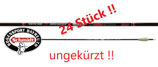 Carbonpfeil ungekürzt Skylon Uncut ID4.2 Carbon - 24 Stück! Novi Vanes Uncut!