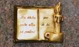 Bronze - Livre bougie - FF-BGJY