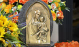 Bronze - Vierge à l'enfant - PE-3050