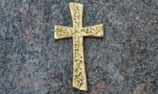 Bronze - Croix martelée - PE-1910