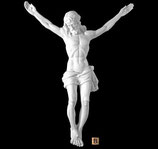Christ sur croix - Bronze