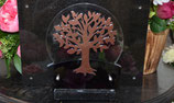 Plaque en altuglass avec un arbre de vie en inox - SARalt261-1