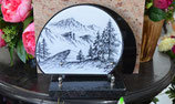 Plaque en altuglass avec un décor crayonné - SARAPF18-4