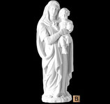Vierge de Lourdes - Bronze
