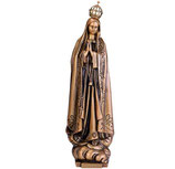 Notre Dame de Fatima avec couronne - Bronze