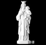 Vierge du Mont-Carmel - Argentée