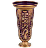 Vase avec base - Bronze