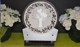 Plaque en altuglas de forme ronde - SAR