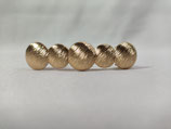 Barrette cercles en laiton