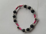 Bracelet diffuseur labradorite, onyx et Pierres de lave