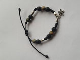 Bracelet diffuseur Unakite et Pierres de lave