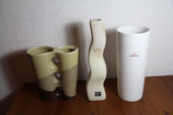 Keramikvase - Doppelvase mit 2 Öffungen - Handarbeit - Scheurich