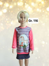 Pullover Gr. 116 Pferd & Mädchen