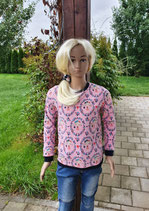 Mädchen Pullover Jerseystoffe und Größe wählbar