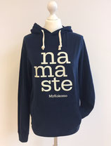 Kapuzenpulli Namaste dunkelblau