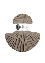 Coffee - Bobbiny Premium Baumwoll-Flechtkordel - 5mm x 100m