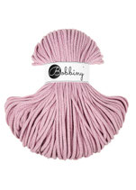 Dusty Rose- Bobbiny Premium Baumwoll-Flechtkordel - 5mm x 100m
