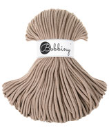 Sand- Bobbiny Premium Baumwoll-Flechtkordel - 5mm x 100m