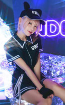 PO04/※業者様割引不可：HW ニュークラッシュ クロネコSWAT（キャップ、トップス、スカート、グローブSET）