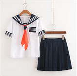 Ｊ009/定番セーラー服（トップス・スカート・リボンの３点SET)