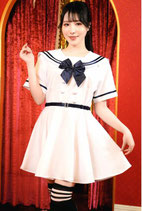 J022/※業者様割引不可：君の名は白制服（ワンピース・リボンセット）
