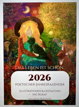 ausverkauft! Wandkalender  2026--Das Leben ist schön-- mit Illutrationen von Nic Koray
