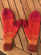Handschuhe rot-orange