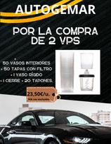 PROMOCION VPS Vasos desechables 600 ml 125micras x 2kits