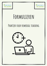 Formulieren Remedial Teaching (eigen  praktijk)