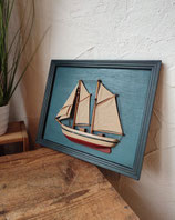 maritimes Wandbild - Segelschiff