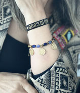 Pulsera Murano azul y San BENITO