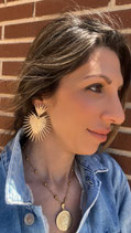 Pendientes rayos Sagrado Corazón