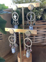 Pendientes MATILDE plateados