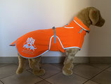 Softshell-Mantel mit beidseitigem BRH-Logo, orange