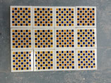12 Anciens Carreaux Carrelages Damiers Faience de Desvres Fourmaintraux Delassus 15cm