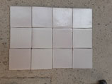 Lot de 12 Anciens   Carreaux Carrelages Ponchon craquelés ref AB71 11cm x 11cm