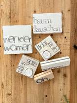 B-Ware Textplatten Set "OH."