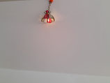Tiffany Multi Coloured Hanging Ceiling Petal Shaped Light