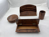 Büro-Organizer Art Deco Stil Thuja Holz. Art.-Nr. 824