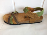 sandales plakton bronca cuir mat 3 couleurs: ardilla, kaki, mostaza