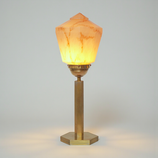 Sehr elegante original Art Déco Schreibtischleuchte "CAPITOL" Messinglampe 1930