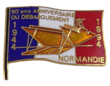 Pin’s 50ème anniversaire du débarquement 1944 1994 Normandie