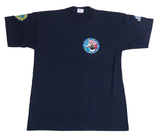 T-shirt commémoratif attentats 11 septembre 2001 Pompiers de New-York FDNY/Brigade de Sapeurs-Pompiers de Paris BSPP français