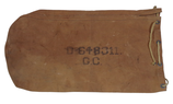 Kit-bag avec initiales et matricule Canada WW2