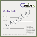 Curiosa Gutschein