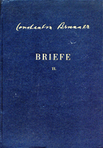 Brunner, Constantin: ›Briefe II‹ (Hrsg. Brunner-Kreis Tel Aviv u. Magdalena Kasch), Tel Aviv 1964, 240 S.